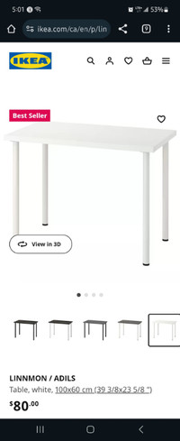 IKEA Linnmon / Adils table