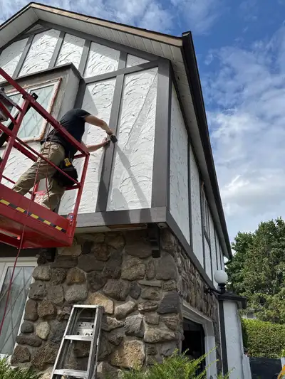 TUDOR STYLE EXTERIOR REPAIR & PAINTING, View more