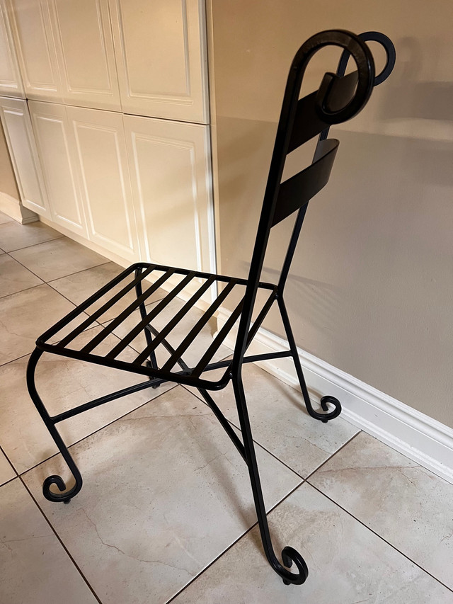 Wrought  iron chairs and console table from Pier One in Chairs & Recliners in City of Toronto - Image 2