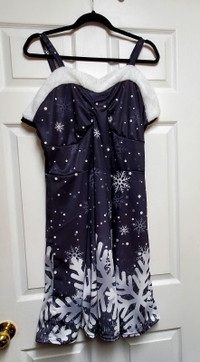 Plus Size Snowflake black Christmas dress. Brand New!