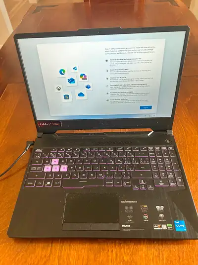 Selling as we bought for our son and he never used it. Works perfect, in great condition. 2021 ASUS...