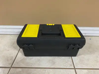 Black and yellow toolbox, View more