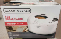 Black & Decker 3 LB Bread Maker