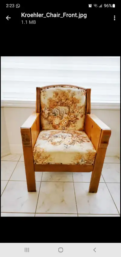 Kroehler Upholstered Armchair, View more