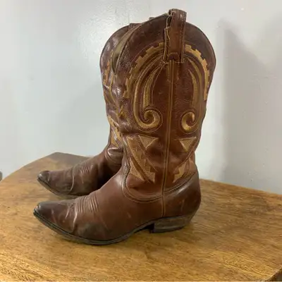 Boulet vintage cowboy leather boots / homme, View more