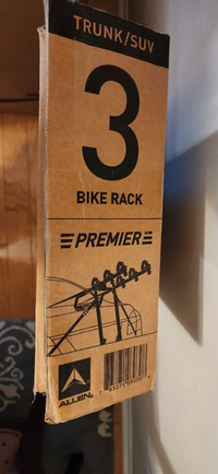 Trunk mounted Bike rack for 3 bikes