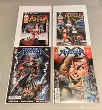 4 RARE Warrior Nun Areala comic books ASHCAN editions - 1st app