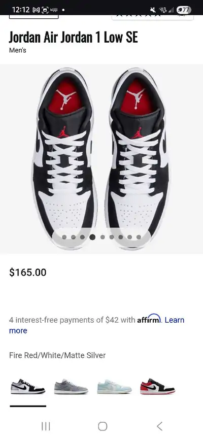Jordan Air Jordan 1 Low SE new size 13, View more