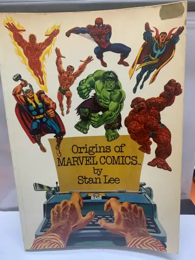 This text is a presentation of Stan Lee's book "Origins of Marvel Comics," published by Simon and Sc...