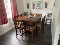DINING TABLE 8 CHAIRS