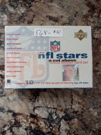 1997 Upper Deck NFL Stars A Cut Above Die-Cut Football 10 Card