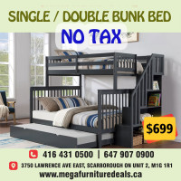 Blowout Sale  Bunk Bed , Kids Bedroom Set,  Metal Bunk Bed