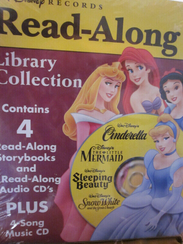 FOUR READ ALONG STORY BOOKS FOR WALT DISNEY PRINCESSES in Children & Young Adult in Markham / York Region