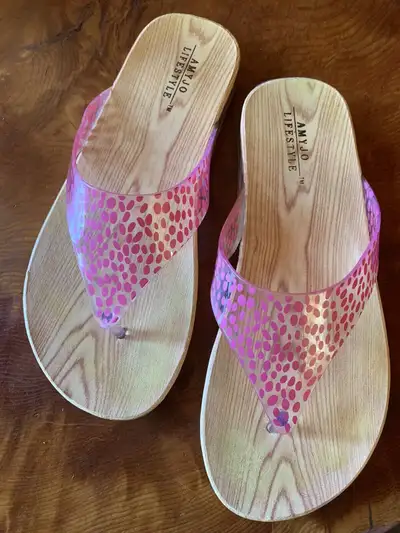 Wood Look Sandals , View more