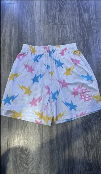 Eric emmanuel x bape shorts , View more