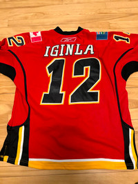 Jarome Iginla Replica Jersey Calgary Flames (Used) Size 48