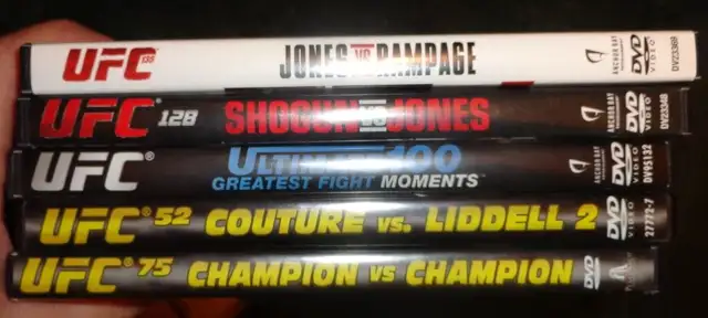 Collection of  UFC Fighting DVDs in CDs, DVDs & Blu-ray in Oshawa / Durham Region - Image 3