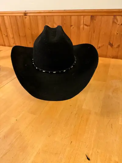 Three cowboy hats for $75, View more
