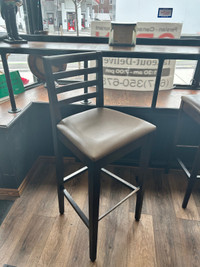 Elegant restaurant chairs and tables