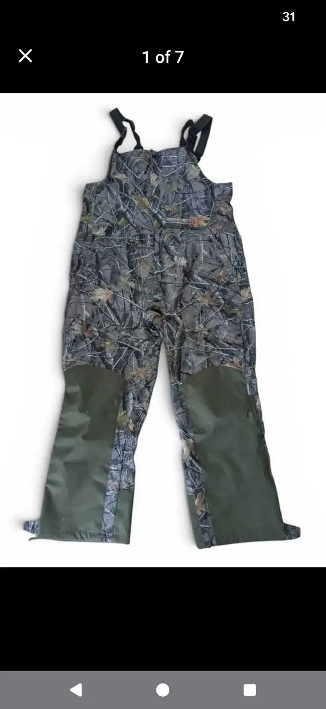 OBO: Honda Phantom Camo Lined Bib Coveralls Size 38 NEW Never