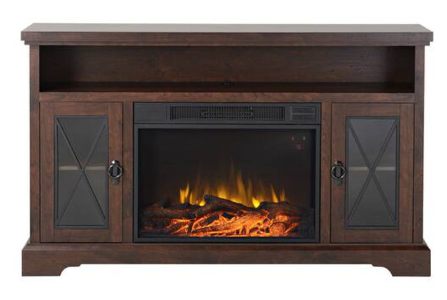 TV stand with electric Fireplace in Fireplace & Firewood in City of Toronto