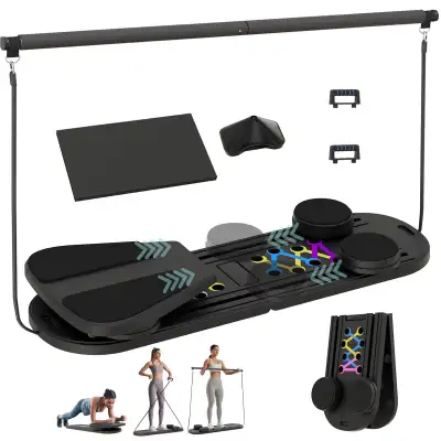 Gzooghome 6 in 1 Pilates Reformer Set - Portable , View more