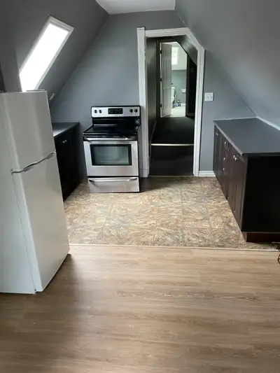 This one bedroom unit is an easy walk to Victoria Park. It is a third floor unit, accessible by stai...