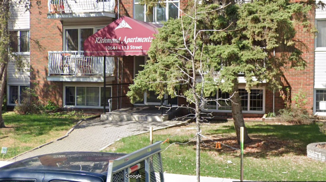 Holding—-1 bedroom apartment $750 near 107 Ave cross 113 street dans Locations longue durée  à Ville d’Edmonton