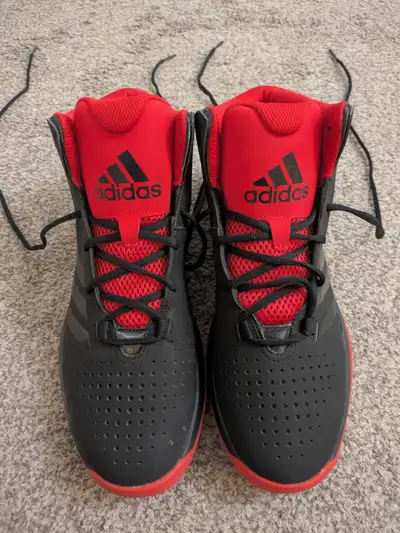 Men's Adidas Basketball Shoes - Size 12, Red & Black, View more
