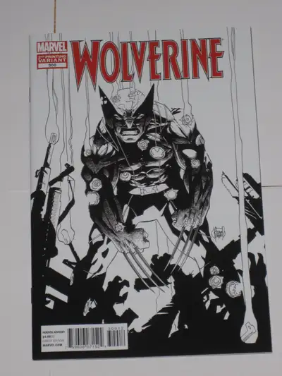 Hi Everyone! Marvel Comics Wolverine#300 is available for $15! B & W sketch variant! Check out the i...