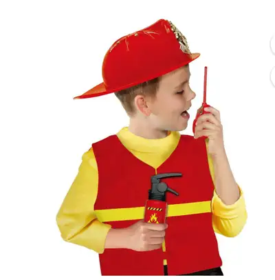 Fireman Kids Dressup Costume Kid Connection Firefighter Set, View more