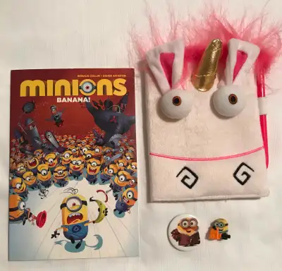 Minions Banana Book & Journal Set, View more