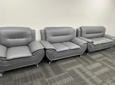 Leather sofa set 3+2+1/ COD/ 0 deposit , View more