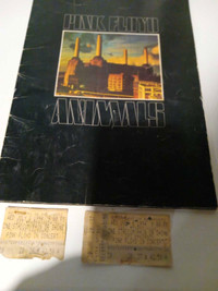 Pink Floyd animals and California jam concert booklets