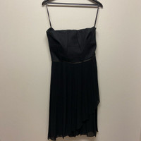 RW & Co Black Strapless Dress 
