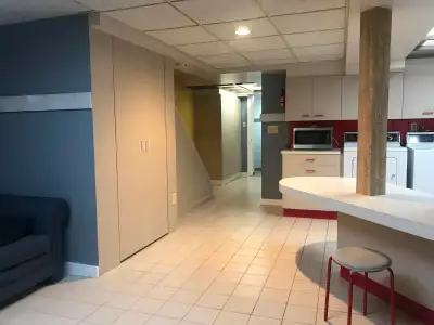 Basement bachelor apartment for rent at Rutherford/Bathurst. Clean, cozy, newly renovated with separ...