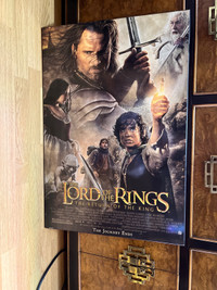 The lord of the rings the return of the king hardback poster