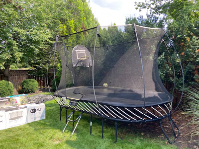 Springfree Large Oval 8' x 13'Trampoline,  Hoop, Ladder & Etc., View more