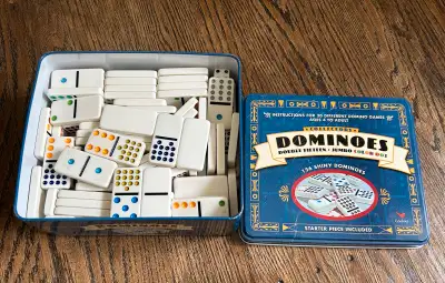 DOMINOES Double Nine Jumbo Color Dot GAME, View more