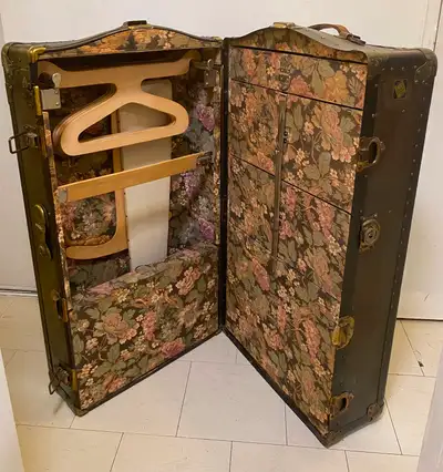 Antique Steamer Trunk Wardrobe Eveleigh Baggage, View more