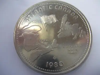 1980 Air Canada Silver Broom Trade Dollar, View more