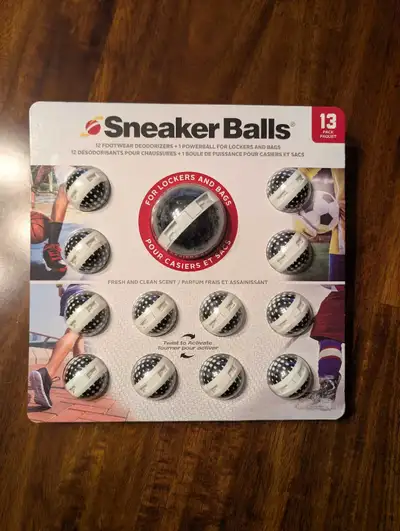 Sneaker Balls. 12 Footwear Deordorizers & 1 Powerball, View more