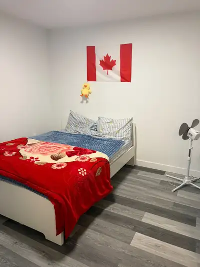 1 bedroom available in 2 bedroom basement. All utilities are included. One girl is living in other r...