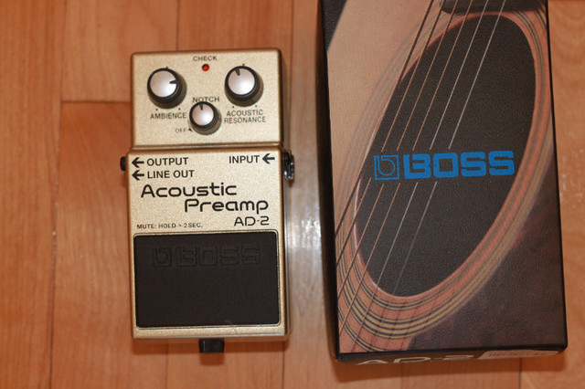 Acoustic Pre amp/AD-2/Boss in Pro Audio & Recording Equipment in Thunder Bay