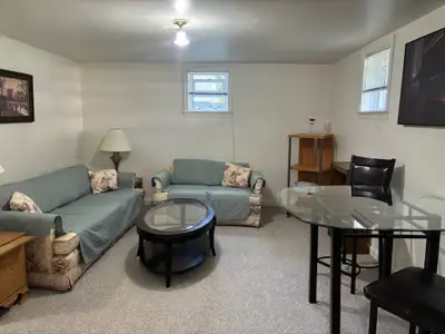 Large Bright 1 Bedroom Basement Suite Nicely Decorated Lots of Windows Great West Hill Location Quie...