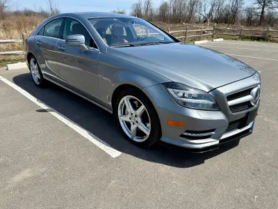 2012 Mercedes Benz CLS 550 4Matic V8 AMG featuring autonomous cruise control active park assist, act...