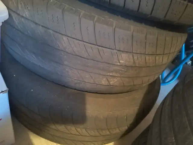 Three Hyundai 19 " rim/wheel 5*114.3 with tires in Other Parts & Accessories in Ottawa - Image 4