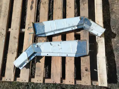 spring loaded angled mud flap holder stainless steel for semi truck. New (still has protective film...
