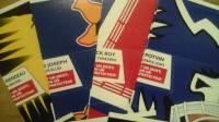 1994-95 Kraft Goalie Masks (Large Hockey Card Style 14" x 13")