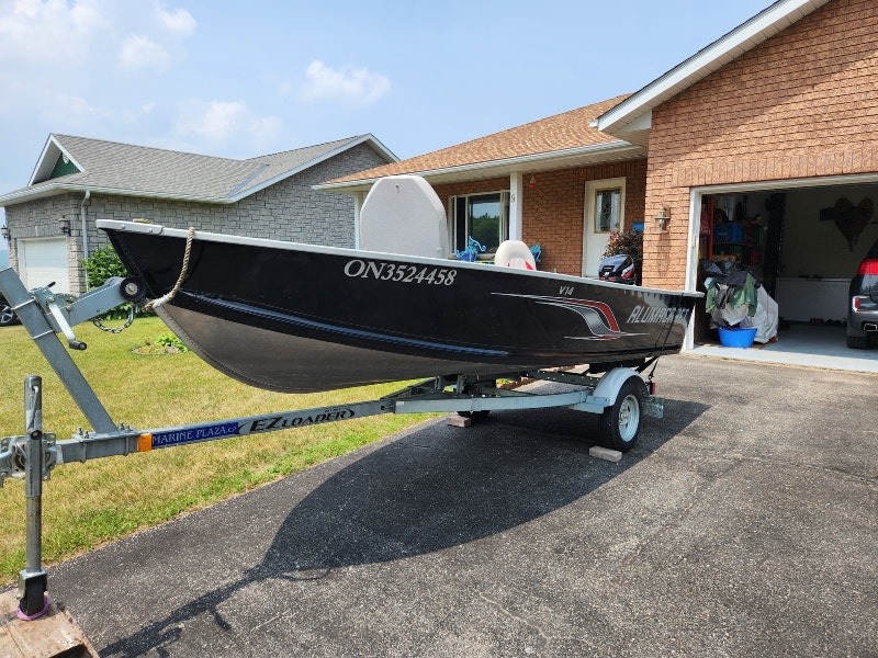 Alumacraft Fishing Boat Powerboats & Motorboats Barrie Kijiji